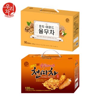  송원 호두아몬드율무차 90T +콘푸레이크 천마차 120T