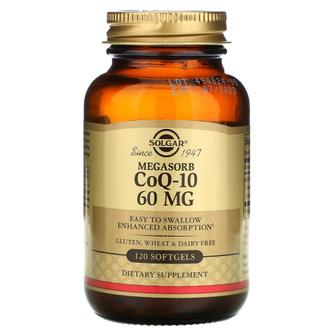 솔가 [해외직구] 솔가 메가소브 코큐텐 60mg 120소프트젤 Solgar Megasorb CoQ-10 60 mg 120 Softgels