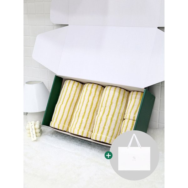 1퍼센테이지 피카 220g 세면 3P+고리수건 2P 선물세트