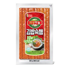 [푸른들마켓][롯데] 의성마늘김밥속햄 200g