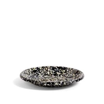 엑스투 헤이 HAY Enamel Dish Round S 에나멜 디쉬 라운드 S 스프링클 블랙