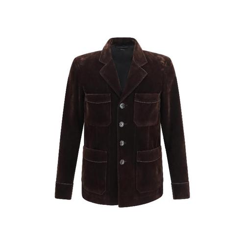 톰포드 OJM032FMC329 EEA BROWN MULTICOLOR Cotton blend Blazer