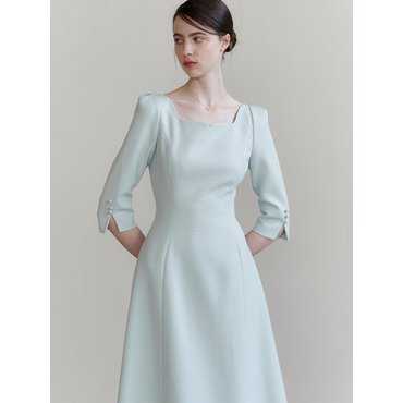 플로움 Cocktail Heart Neck Dress(3color)