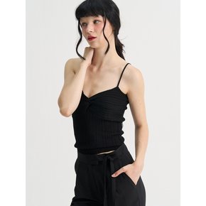 Praha Bustier Sleeveless Cardigan Set_Black