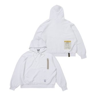 텐바이텐 INSIDEOUT OVERSIZED BIO-WASHED HOODIE V2  WHITE