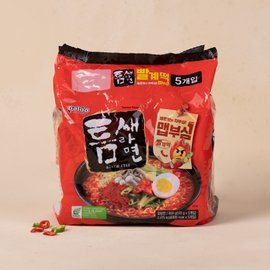 팔도 틈새라면 빨계떡120g*5입