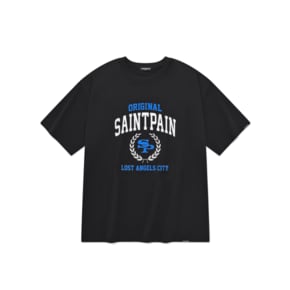 SP HERITAGE LOGO T SHIRTS-BLACK