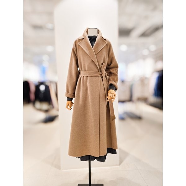 [파주점] [더아이잗컬렉션]울 캐시미어 블렌드 더블 롱 코트 CRBA0CTL91