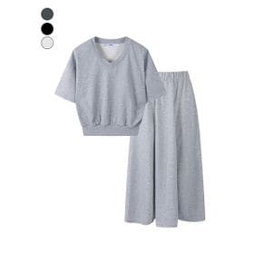 V넥 반팔 티셔츠 앤 스커트 셋업  BP6ST012A _P398168911