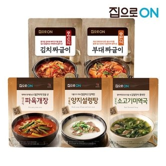  집으로ON 대구식 파육개장 500g x 5개 + 1개/설렁탕/미역국/짜글이 선택