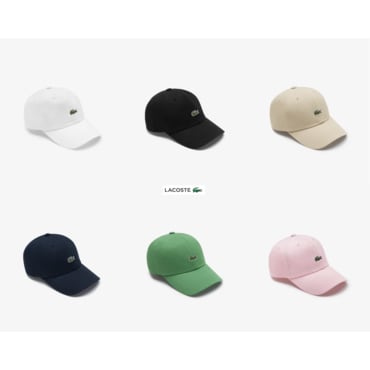라코스테 (여성) 25SS 면 트윌 베이직 야구모자 RK209E-55G 6컬러 (택1)