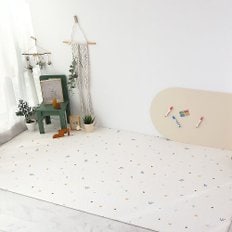 플라워코튼 양면쿠션 거실놀이매트 XXL 235x140cm