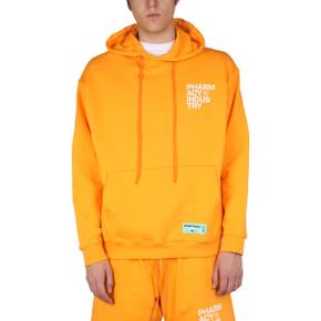 SS22 파머시 인더스트리 SWEATSHIRT WITH LOGO PRINT ORANGE PHM483_GIALLONE