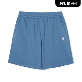 MLB [코리아공식] 베이직 스몰로고 6부 여름 반바지 BOS (Ptn.Indigo)