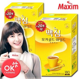 동서 맥심 모카골드 마일드 커피믹스 400T (180T+20T X2개) /인스턴트믹스커피/이나영커피