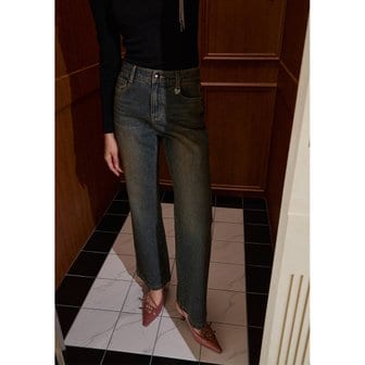 에고이스트 [시흥점] 여성 골조직 세미 부츠컷 속기모 데님팬츠 (ER4ODP53)