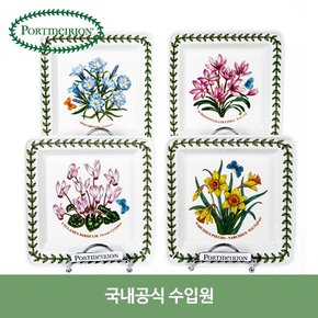 [정상가 99,600원] 포트메리온 보타닉가든 사각소접시4p