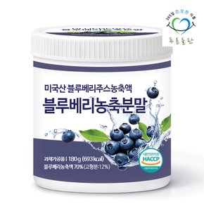 블루베리 농축 분말 가루 파우더 180gx1통