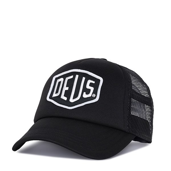 [부산점] 데우스엑스마키나 블랙 화이트 베이랜즈 트러커 베이스볼 캡 DMS07875 BLACK WHITE