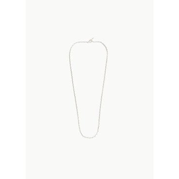 샵아모멘토 올블루스 25PF Folded Necklace / Long, Silver