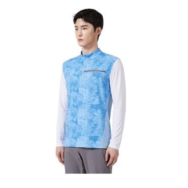 밀레 (단독한정수량) 남성용 여름냉감긴팔티 UV차단 에크랑S집업티셔츠 MXSUT051 (출시가 129000원)