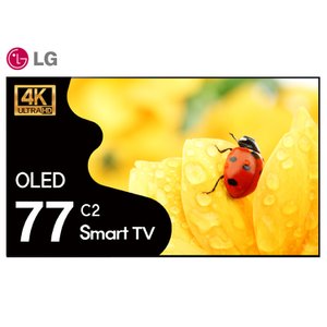 LG [리퍼] LG전자 올레드 OLED77C2 77인치(195cm) 4K UHD 스마트TV 지방권스탠드