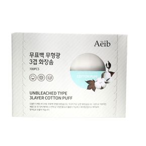 무표백 순면화장솜 메이크업 무형3겹 100매 3겹화장솜 X ( 2세트 )