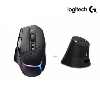 Logitech 로지텍코리아 (정품) G G502 X PLUS 무선 게이밍 마우스+이메이션 충전독