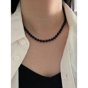 Black Gemstone Necklace_NC253