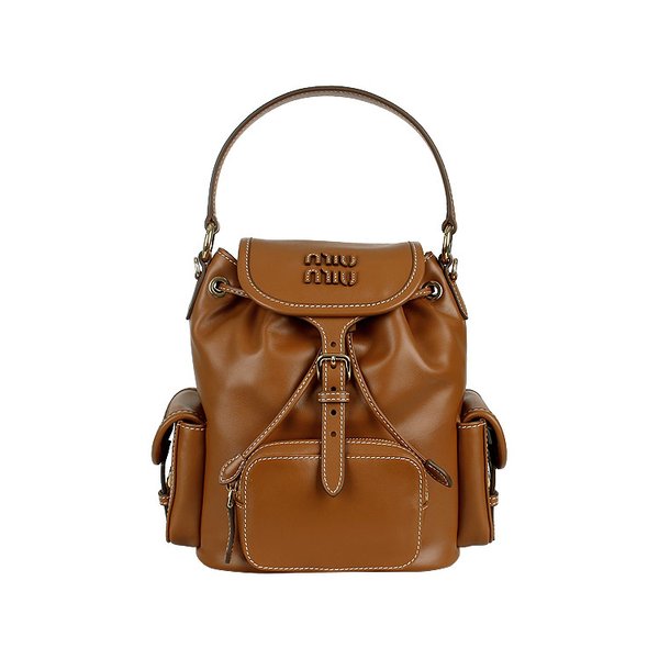 [시흥점] 25FW 로고 레더 백팩 미듐 (5BZ043 2CRW F0046)