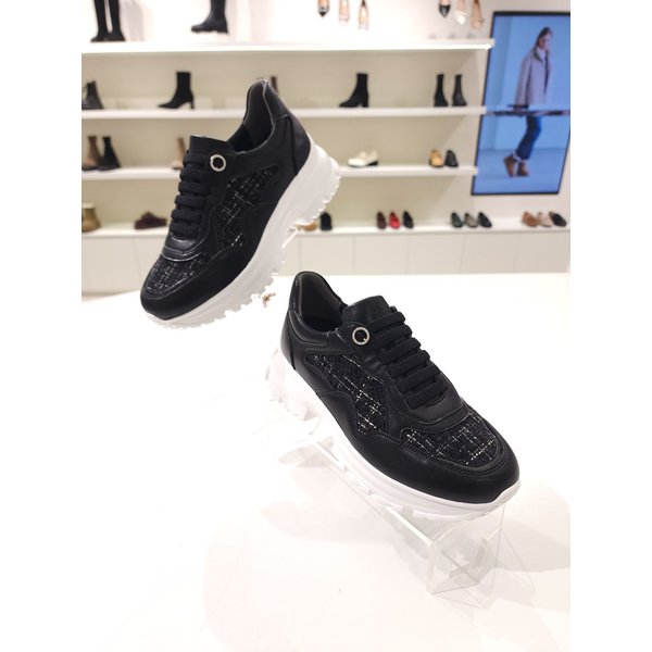 [부산점] [바바라] 6cm 트위드 콤비 스니커즈 AAJ172