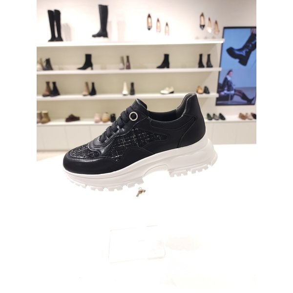 [부산점] [바바라] 6cm 트위드 콤비 스니커즈 AAJ172