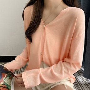 시스루가디건 여름가디건 로브 카디건 데일리 망사 봄 비치