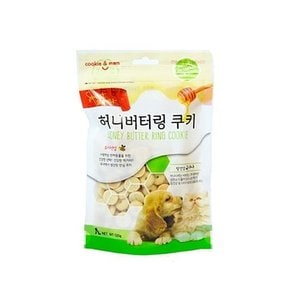 허니버터링 장건강 바나나 쿠키120g  강아지 애견 개 껌 고기 간식 져키 저키 스틱 치석 육포