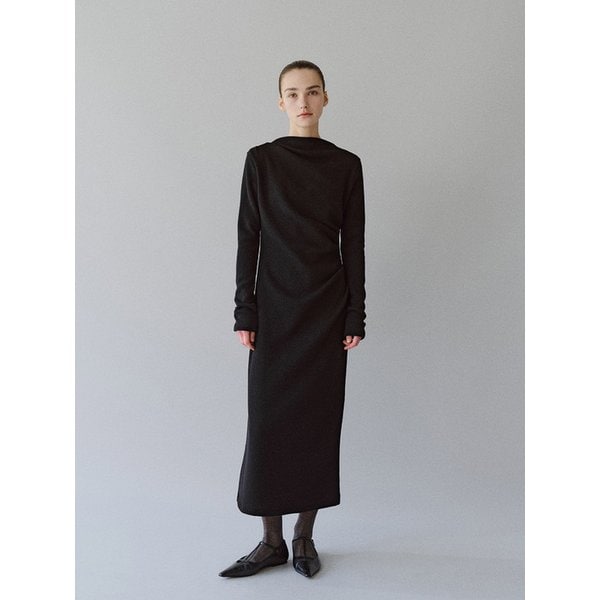 TFW DRAPED JERSEY LONG DRESS_3COLORS
