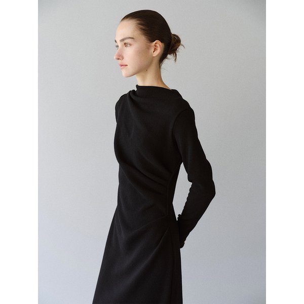 TFW DRAPED JERSEY LONG DRESS_3COLORS