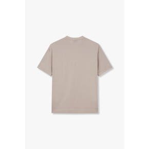 남성 플록 로고 립 트리밍 티셔츠( A514126067)
