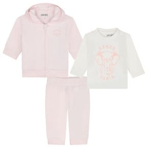 BABY 여아 3PCS 코튼 세트(Z246CEE612_핑크)