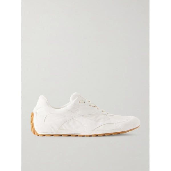 스웨이드 가죽 트리밍 쉘 스니커즈 46376663163061510