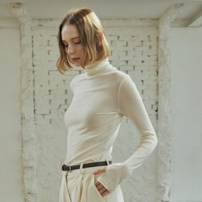 BASIC TURTLENECK T-SHIRT_IVORY