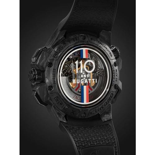 [해외배송] BUGATTI 에픽 X 리미티드 에디션 오토매틱 CHRONOGRAPH 47MM 카본 파이 B0080962751