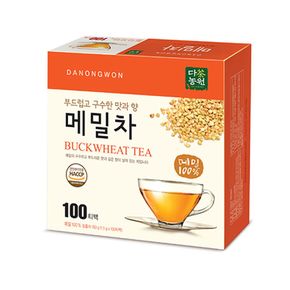 (100T) 다농원 메밀차/따뜻한차/손님/접대/선물/사무실/학습/종교/의례/요리/티백/메밀/티백차/건강차/찻집