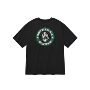 SP SAINTBUCKS T SHIRTS-BLACK