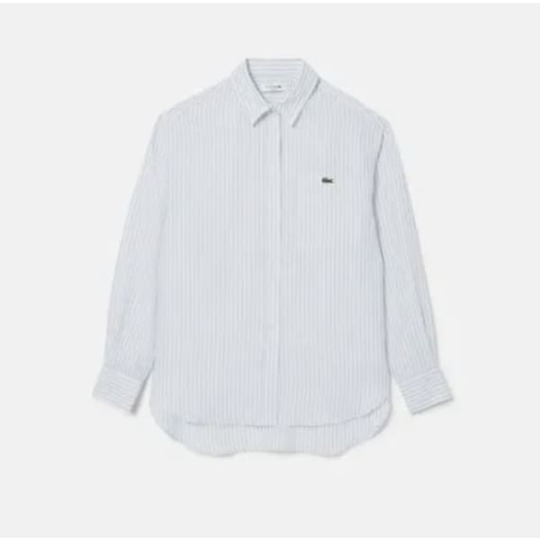 [시흥점] 오버사이즈 핏 컬러 스트라이프 린넨 셔츠 CF4621-56GO