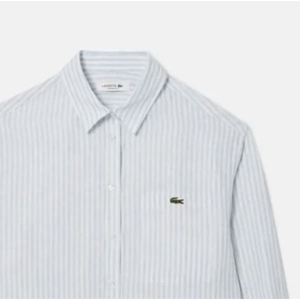 [시흥점] 오버사이즈 핏 컬러 스트라이프 린넨 셔츠 CF4621-56GO