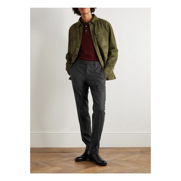 루비나찌 캐시미어 폴로 셔츠 버건디 46376663163002686