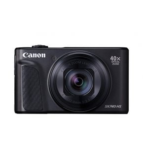 Canon 콤팩트 디지털 카메라 PowerShot SX740HS 블랙 광학 40배 줌4K동영상WiFi