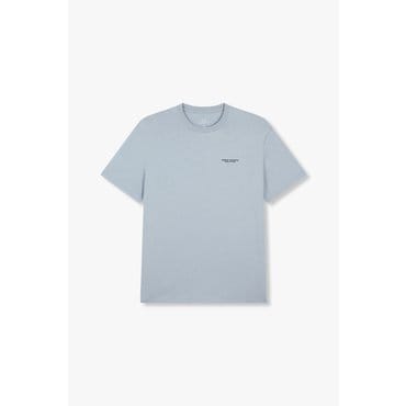 ARMANI EXCHANGE AX 남성 로고 프린트 크루넥 티셔츠-  블루(A415130101)