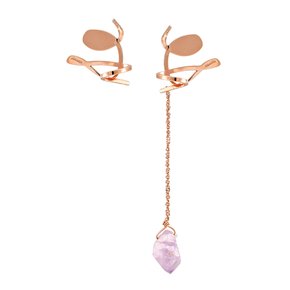 Dancing Objet - No.7 Amethyst Mismatched Earrings