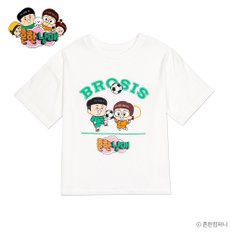 흔한남매 캐릭터 축구 반팔 티셔츠+양말 3족